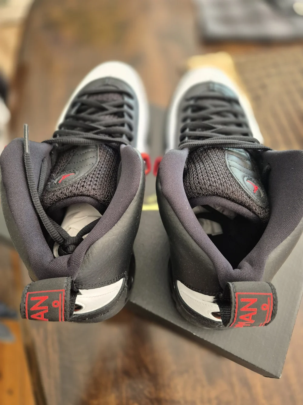 NWT Jordan Jumpman Pro Men's Shoes - Black/University Red/White, Size 10.5